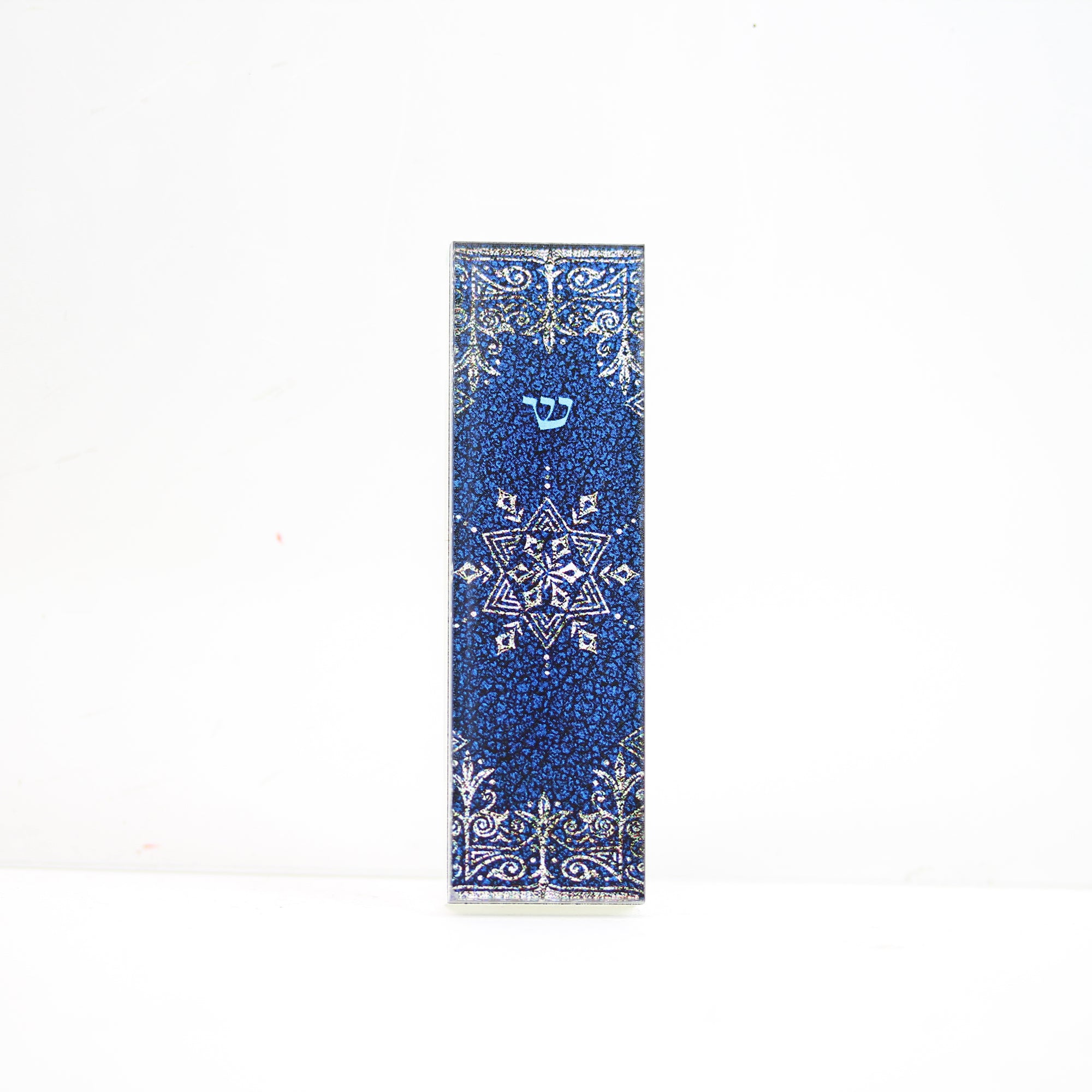 Car Mezuzah, Blue Star Design