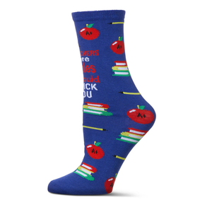 Socks, Teacher Theme, Includes Greeting Card