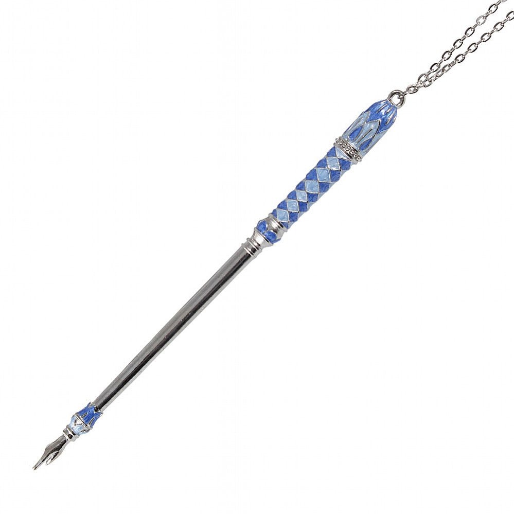 Yad, Blue Hand Painted Enamel Design, Silver Plate