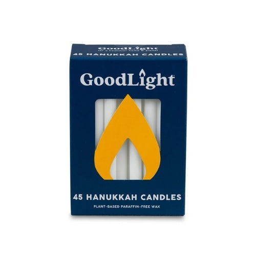Chanukah Candles, White, All Natural Vegan