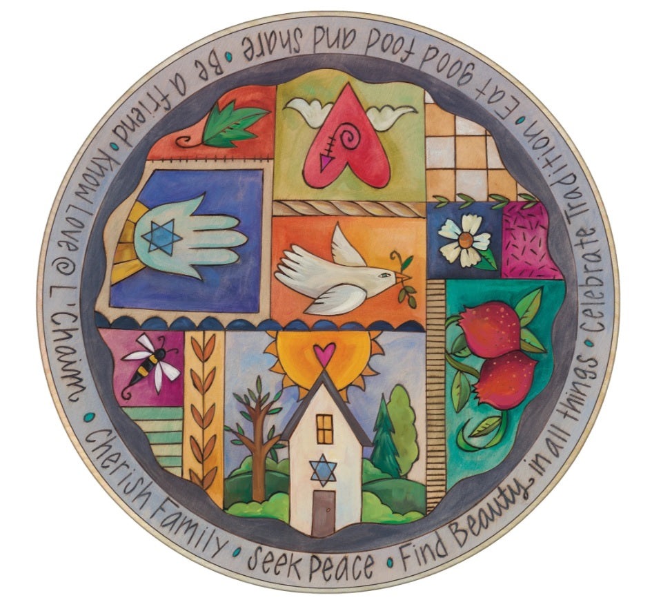 Lazy Susan, Mazel Tov Design, 18"