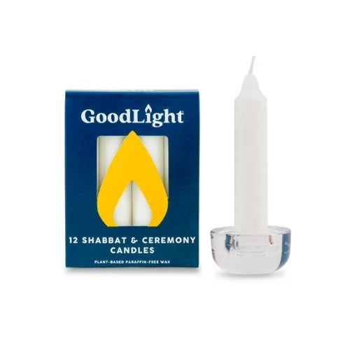 Shabbat Candles, Box of 12, All Natural Vegan