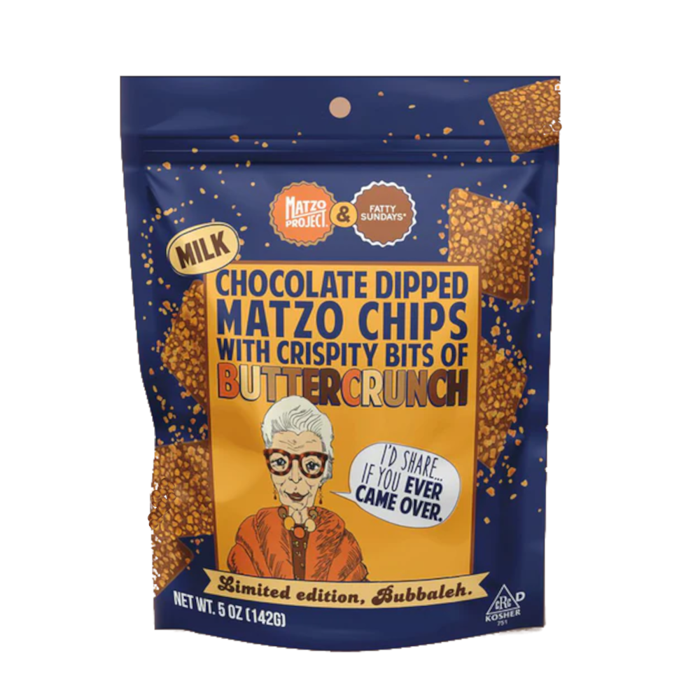 Butter Crunch and Chocolate Covered Matzah Chips, Kosher