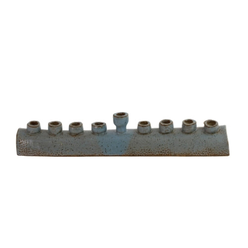 Menorah, Sculptural Design, Hand Built Ceramic