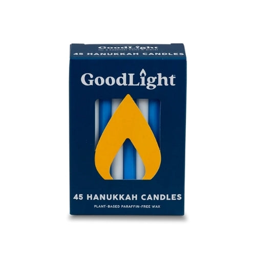 Chanukah Candles, Blue and White, All Natural Vegan