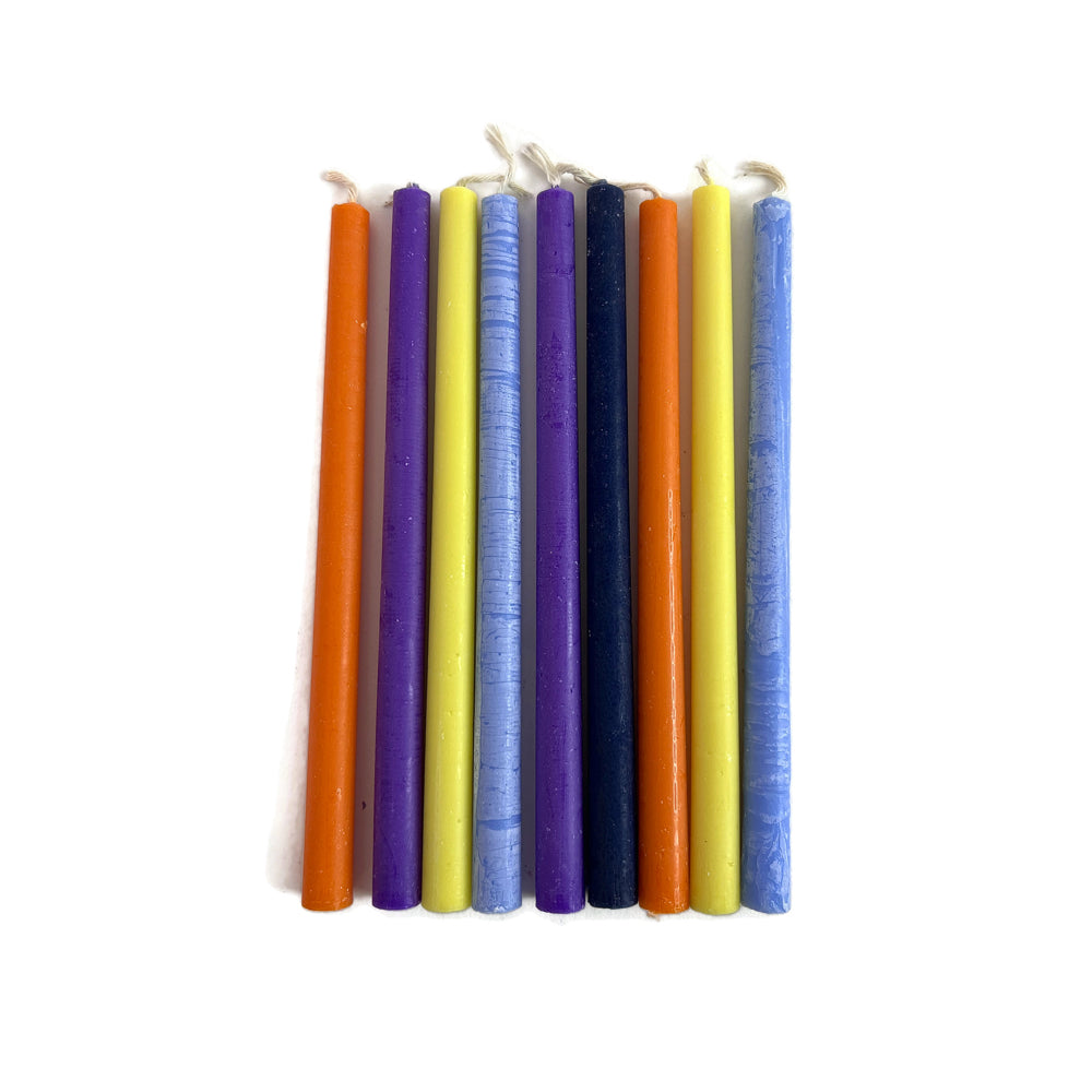 Chanukah Candles, Assorted Colors