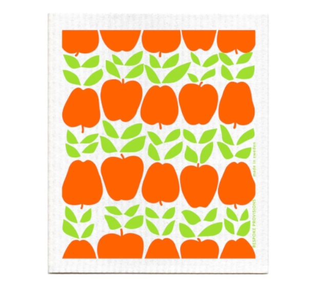 Swedish Dish Cloth, Apples