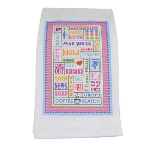 Kitchen Towel, Mah Jongg Design