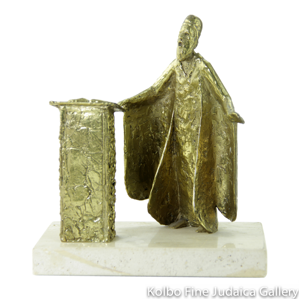 Cantor, Bronze Sculpture on Marble Base, 7’’, Limited Edition of 18 Pieces