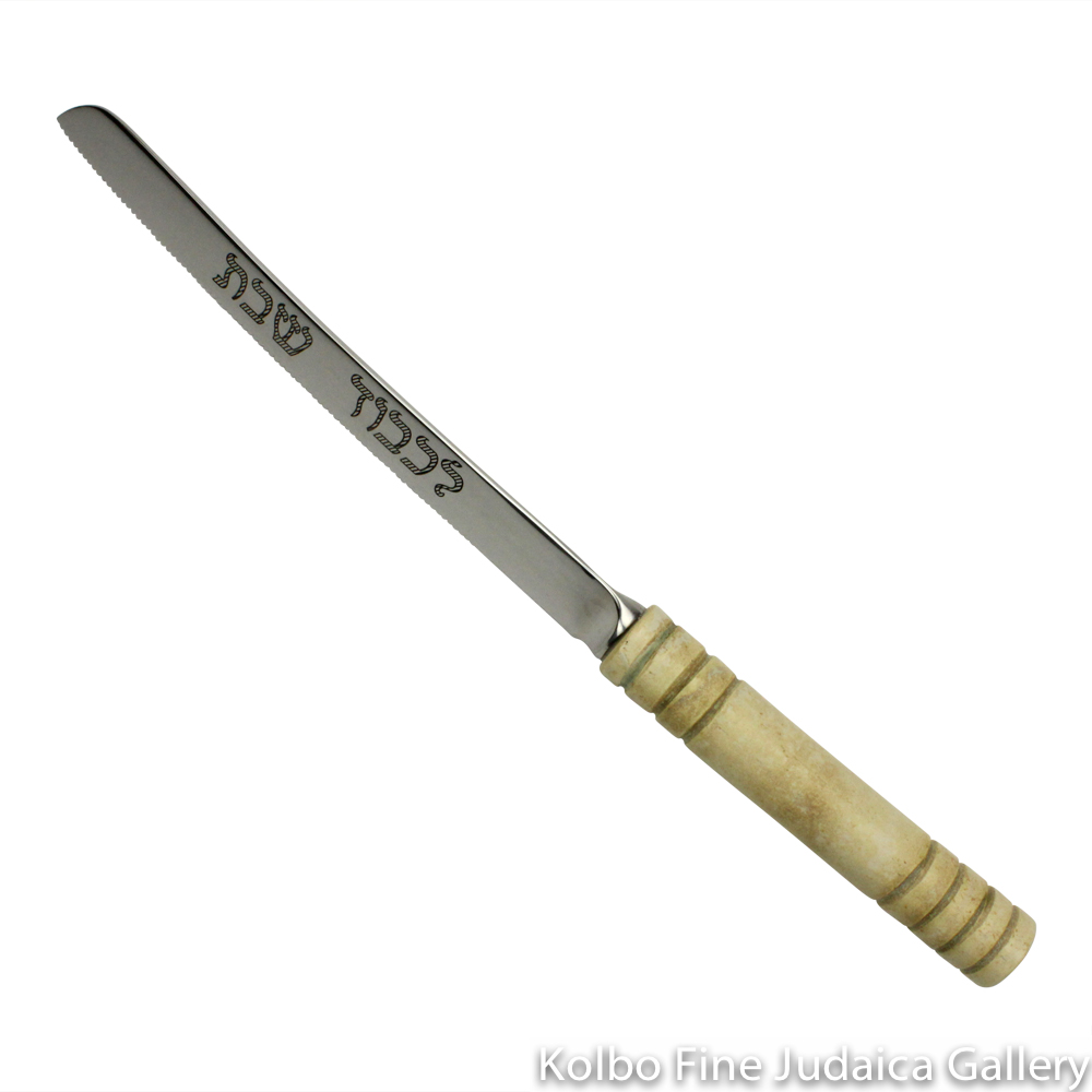 Challah Knife, Ceramic with Matte Glaze