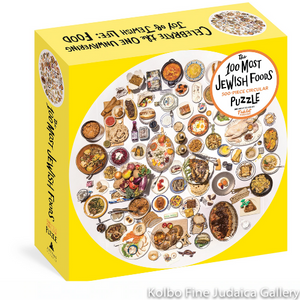 The 100 Most Jewish Foods: 500-Piece Circular Puzzle