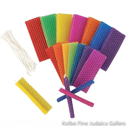 Chanukah Beeswax Candle Making Kit, Enough for Each Night Of Chanukah