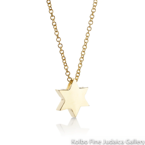 Necklace, Star, Small, 14K Gold