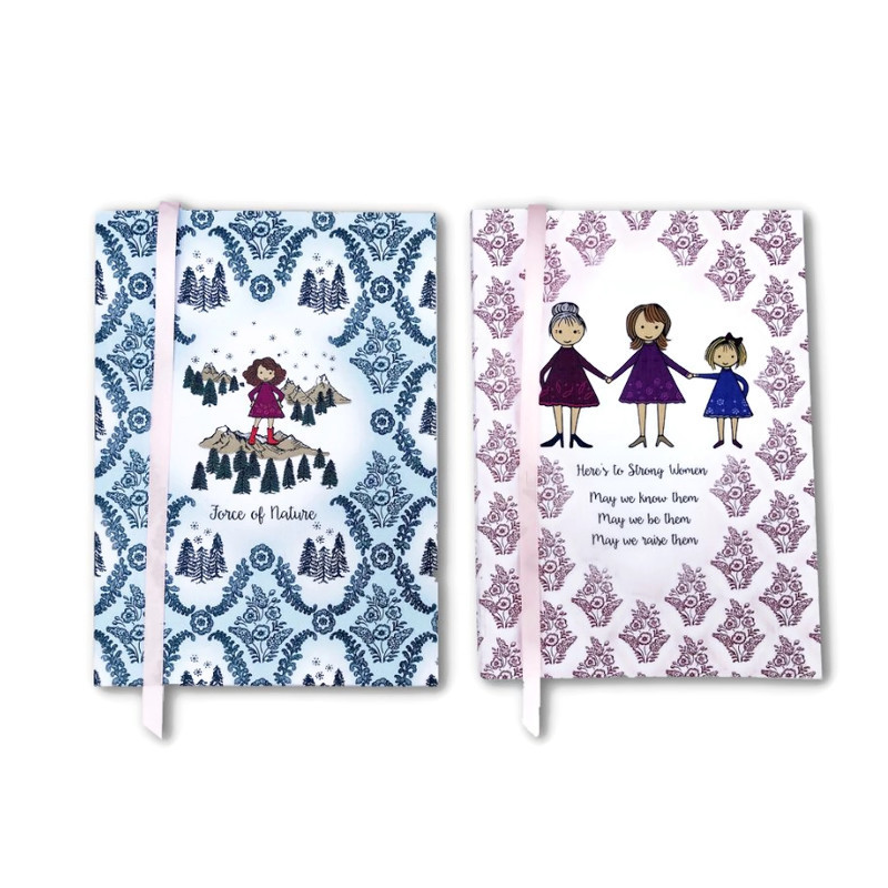 Notebook Set, Srong Women and Force Of Nature, Set Of Two