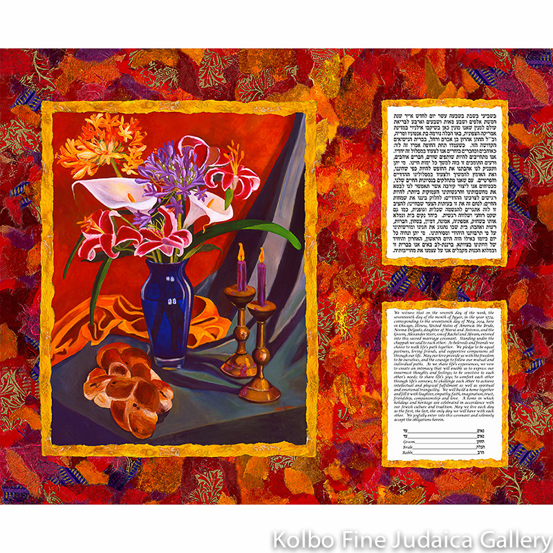 Shabbat Peace Collage Ketubah