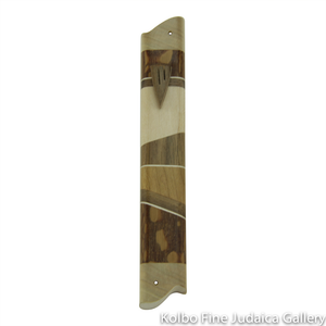 Mezuzah, Hollow Back Without Back Plate, Assorted Woods