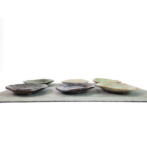 Seder Plate, Hand Formed Dishes on Natural Slate, One of a Kind