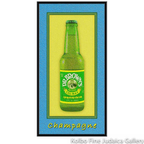 Champagne, Original Design Giclee, 16" x 32" Unframed