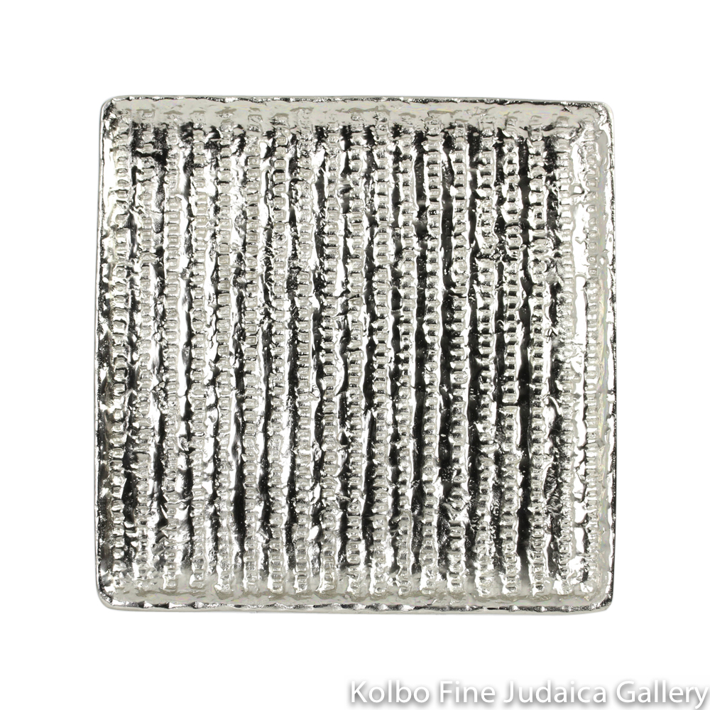 Matzah Plate, Matzah Texture, Nickelplate