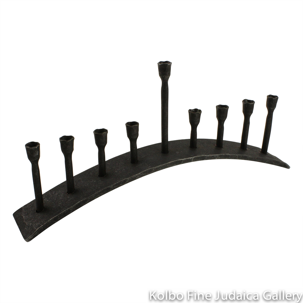 Menorah, Arch Design, Wrought Iron