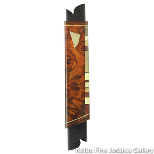 Mezuzah, Cocobolo with Side Inlay