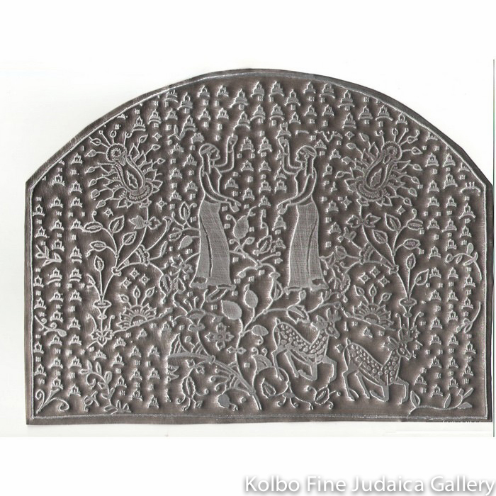 United Being, Two Women, Embossed Aluminum, Framed