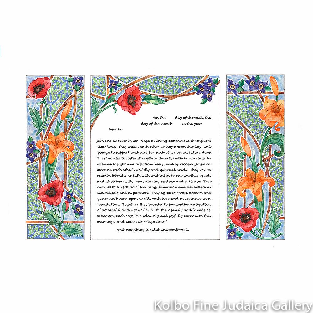 Triptych: Day Ketubah