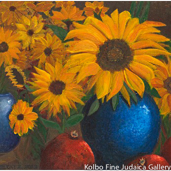 Sunflowers, Limited Edition Giclée Print, Framed