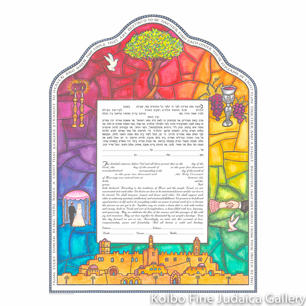 Stained Glass Ketubah