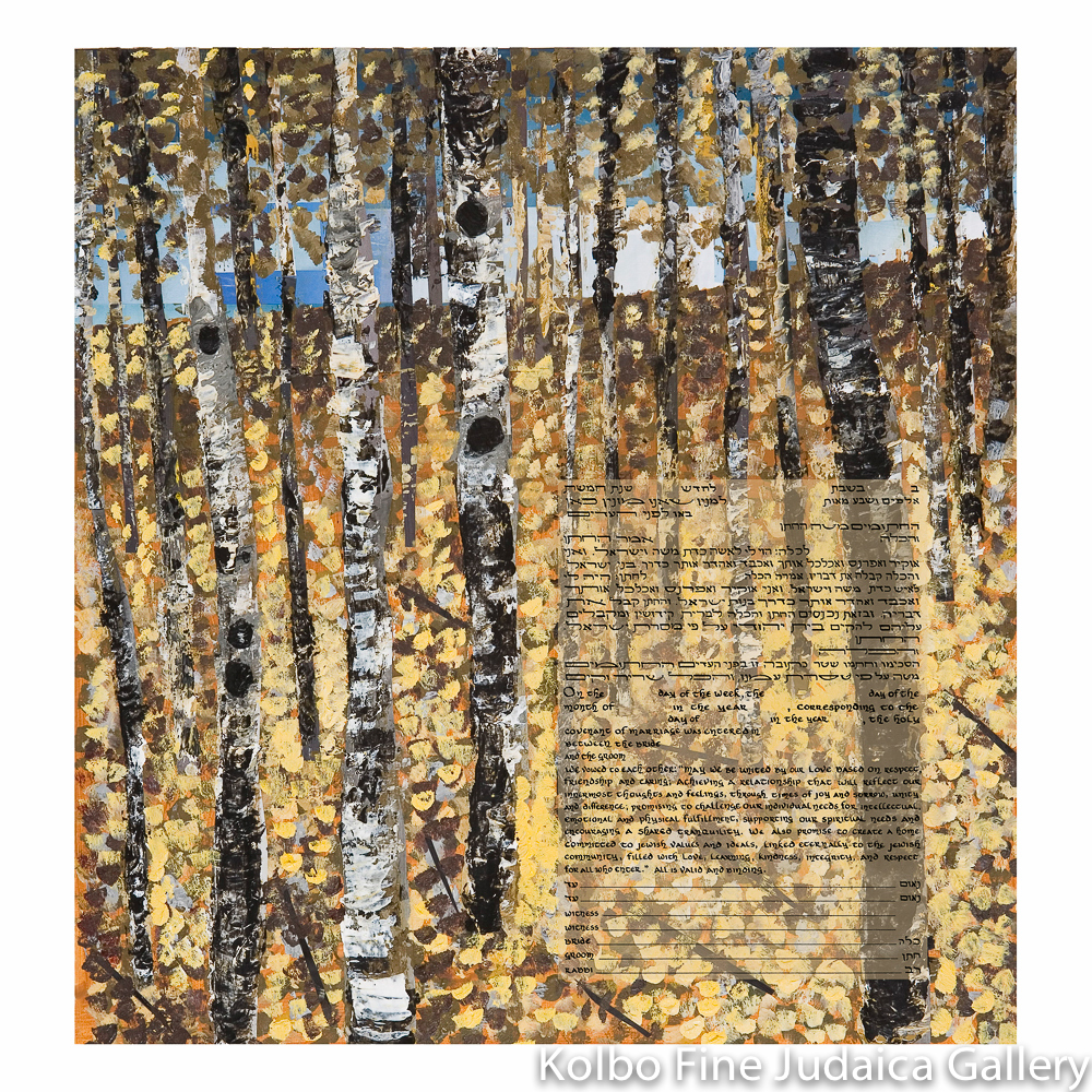 Beech Trees Ketubah