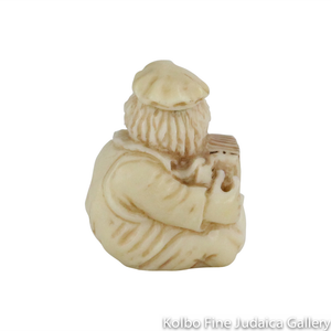 Collectable, Accordion Player, Small Size, Hand-Carved from Tagua Nut