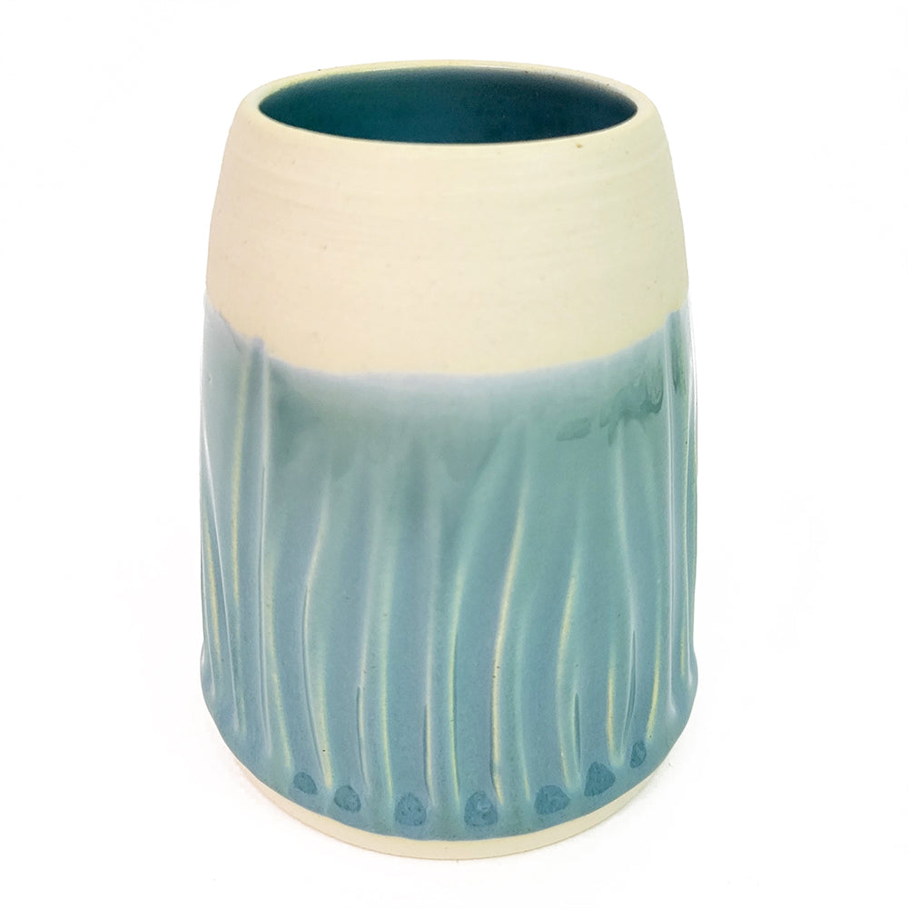 Vase, Sculptural Ceramic Design, One Of A Kind Piece, 4.5" x 4"
