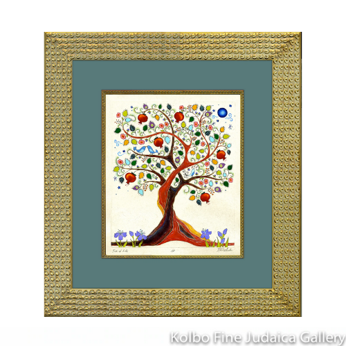 Tree of Life Painting, Medium Size, Framed