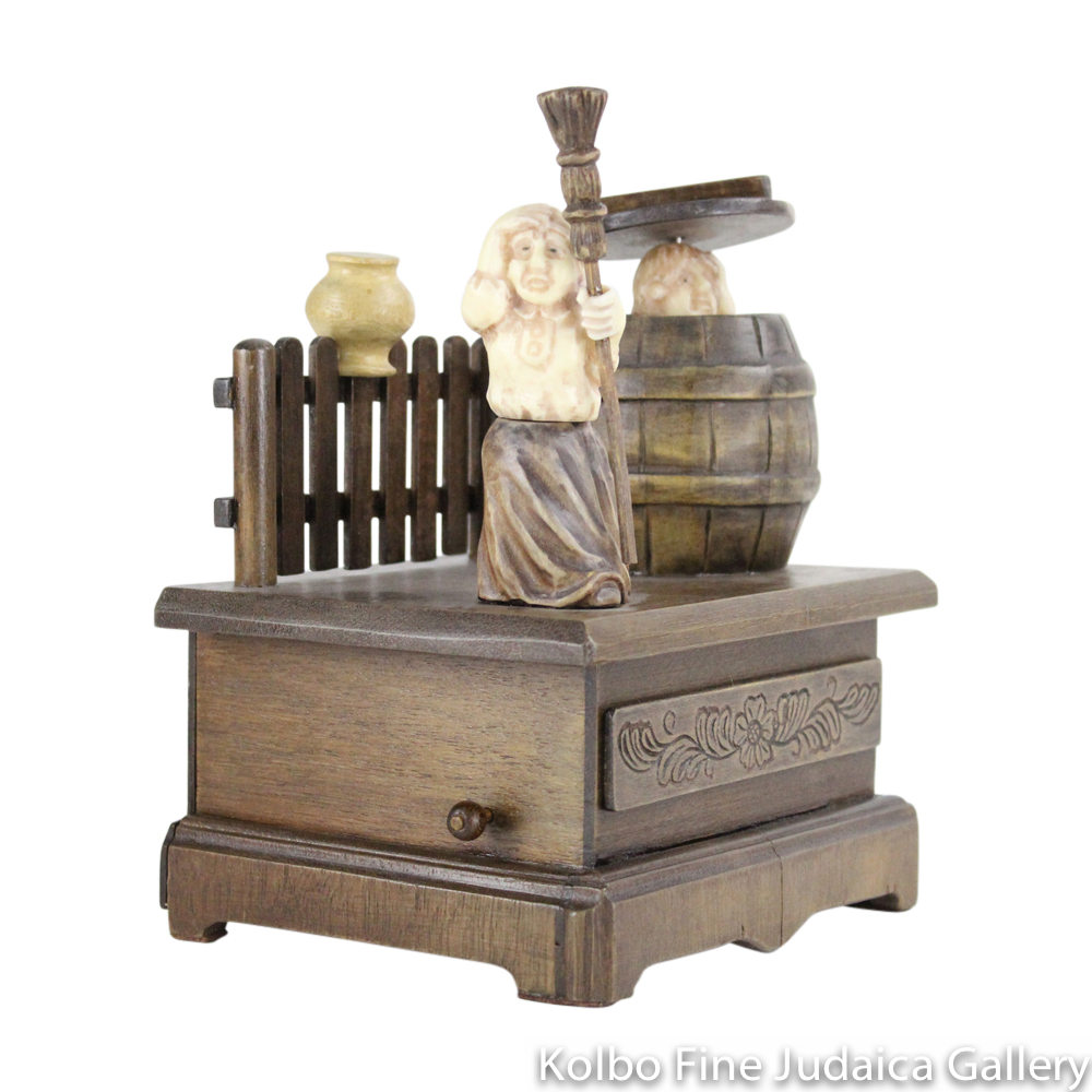 Collectable, Music Box, The Hiding Spot, Hand-Carved from Tagua Nut and Wood