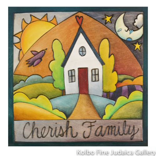 Wall Plaque, Fly Home, 9" x 9"