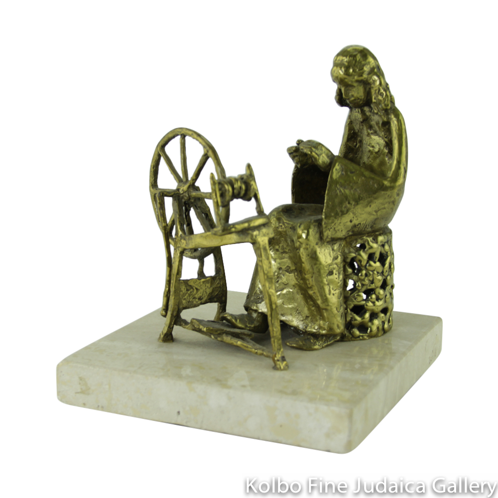 Stella Spinning, Bronze Sculpture on Marble Base, 6’’, Limited Edition of 18 Pieces