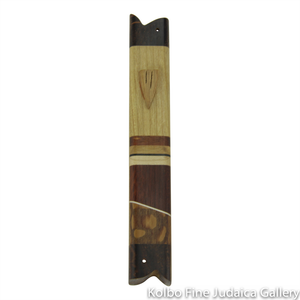 Mezuzah, Hollow Back Without Back Plate, Assorted Woods