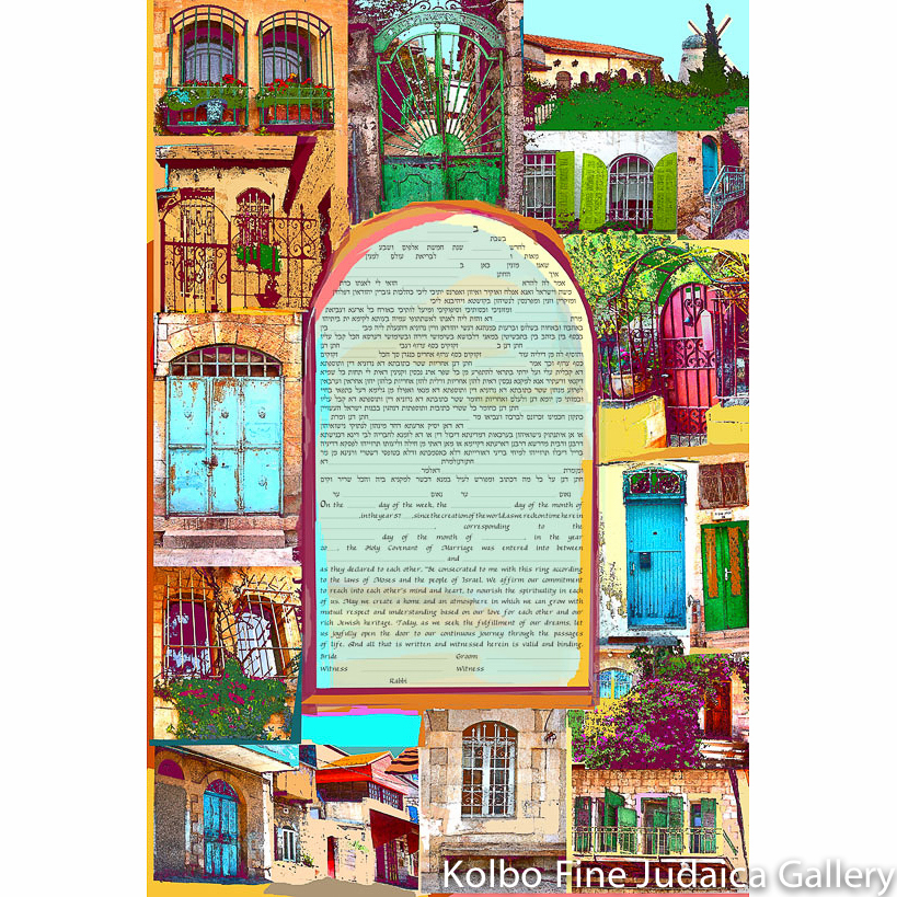 Jerusalem Doorways Ketubah