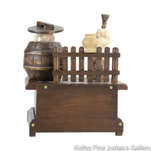 Collectable, Music Box, The Hiding Spot, Hand-Carved from Tagua Nut and Wood