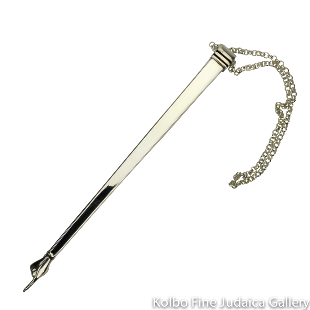 Yad, Small Squared Design, Sterling Silver