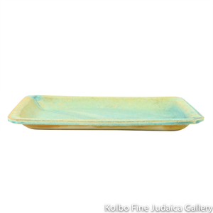 Tray for Candlesticks, Ceramic with Patina Glaze