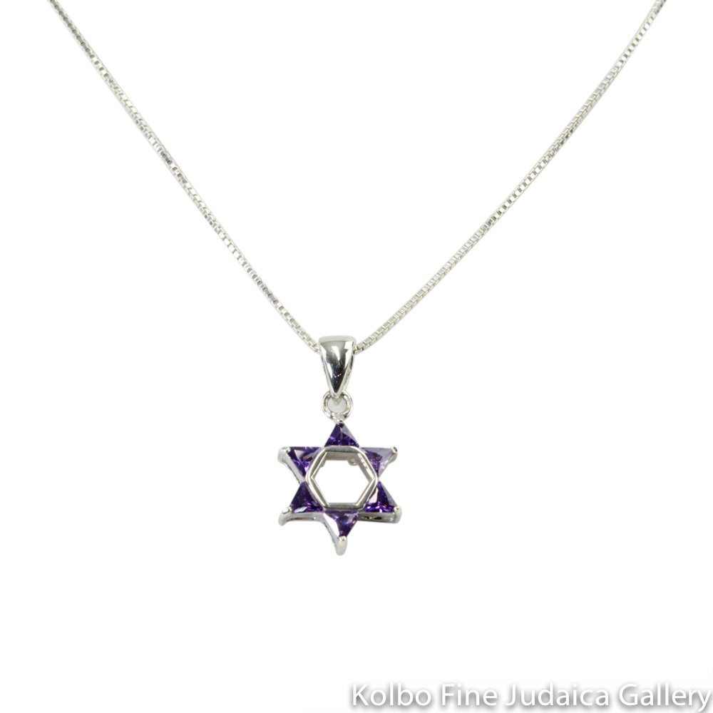 Amethyst star deals of david necklace