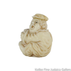 Collectable, Accordion Player, Small Size, Hand-Carved from Tagua Nut
