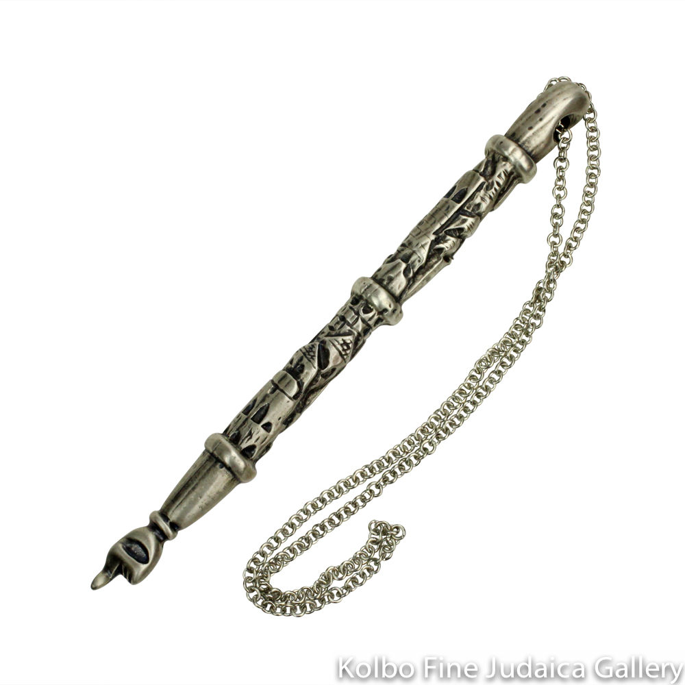 Yad, Jerusalem Scene Carved in Pewter