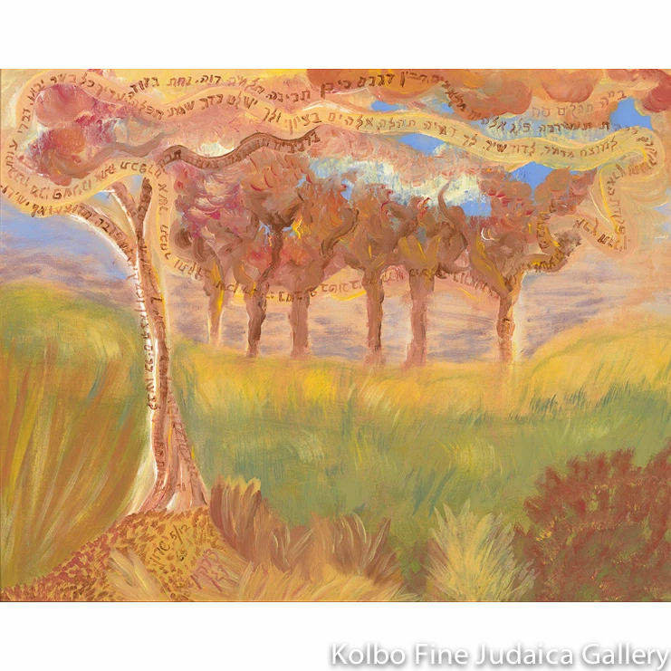 Roots, Psalm 65, Giclée Print, Framed