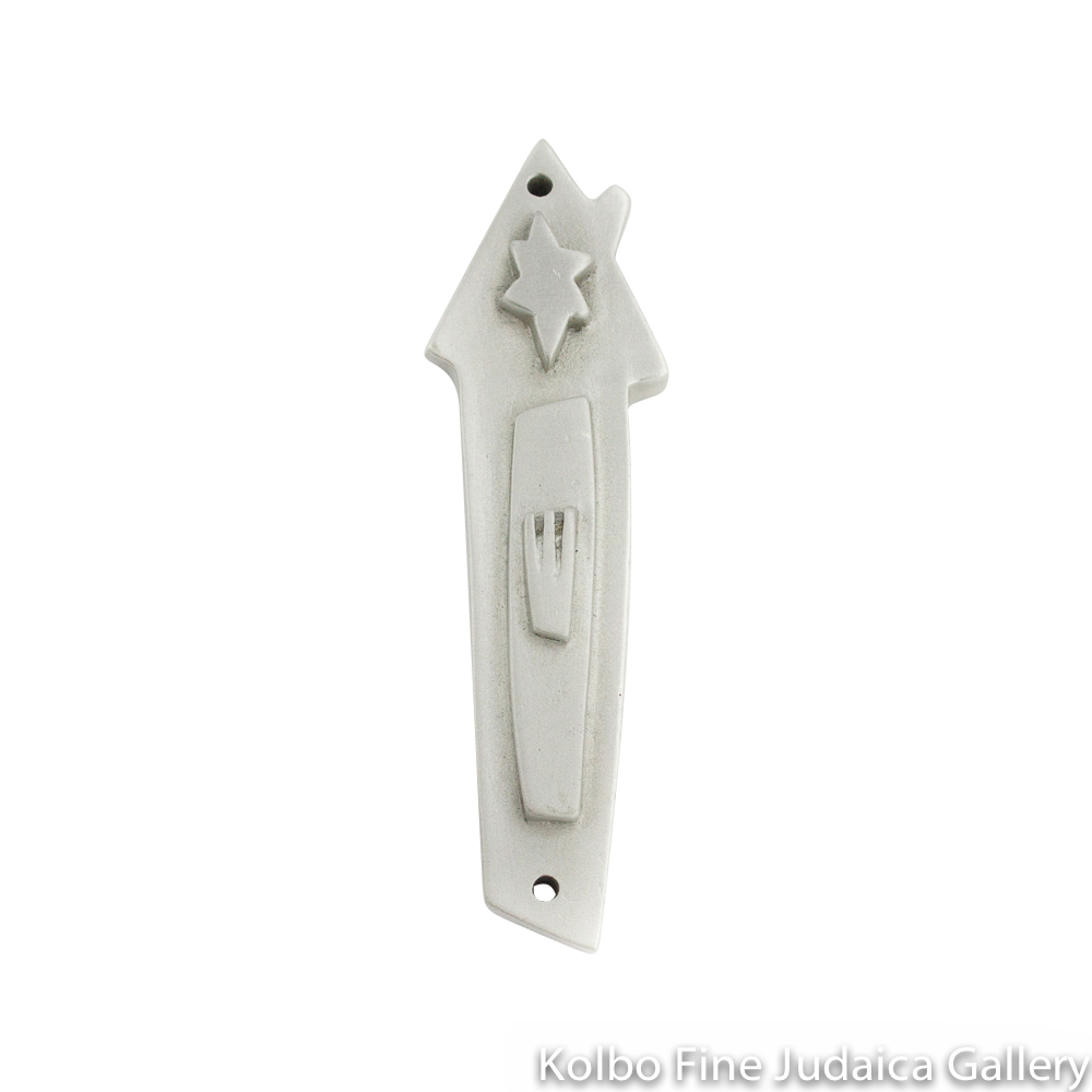 Mezuzah, House Design in Pewter