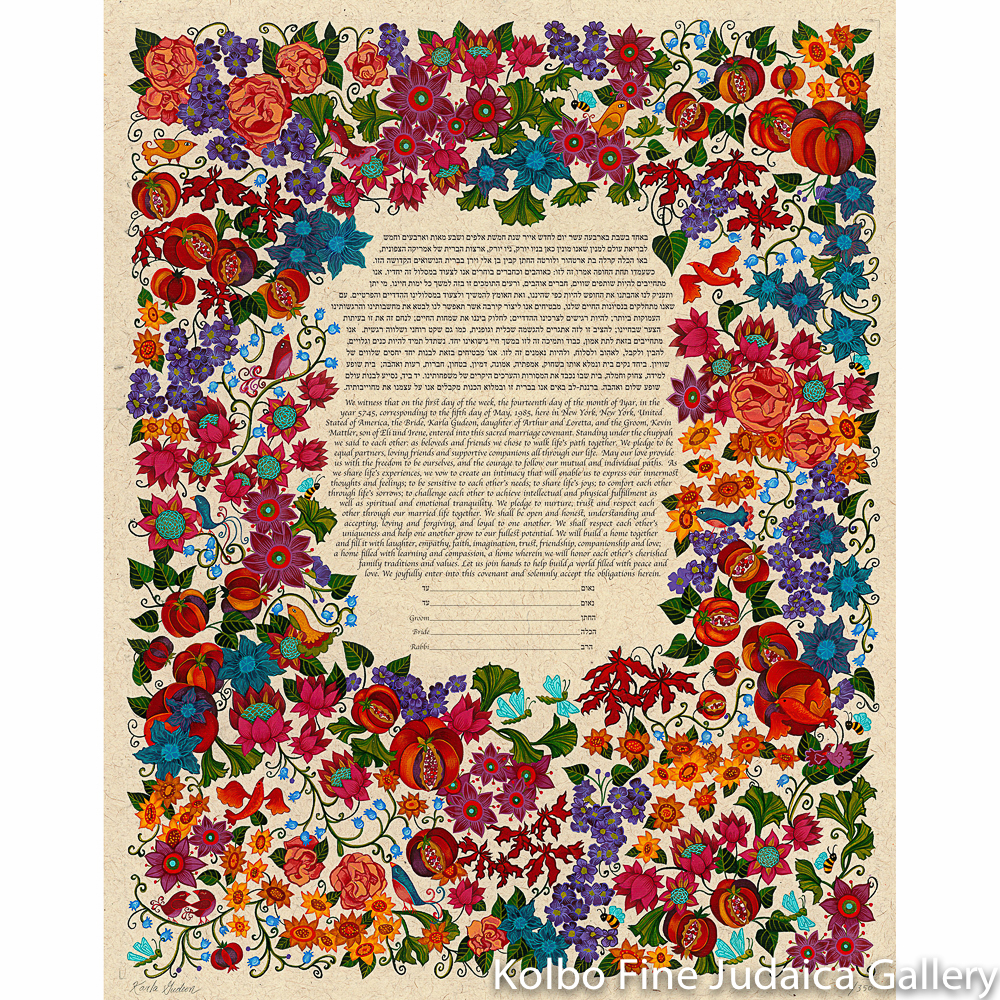 Flower Bed Ketubah