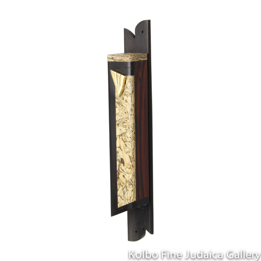 Mezuzah, Sunflower with Ebony Accent